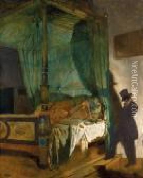 Empty Bed Oil Painting - Sir William Newenham Montague Orpen