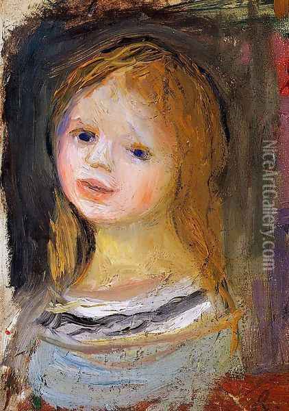 Portrait Of A Woman Oil Painting - Pierre Auguste Renoir
