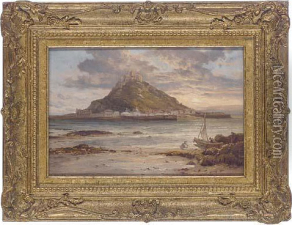 St Michael's Mount Oil Painting - Edward Henry Holder