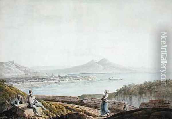 Naples from Posillipo Oil Painting - Jacob More