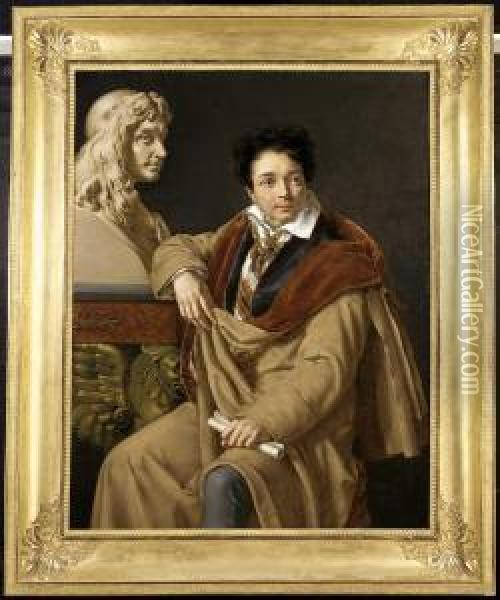 Man Presumed To Be The Actor Armand-benoit Roussel Oil Painting - Isidore Pean Du Pavillon