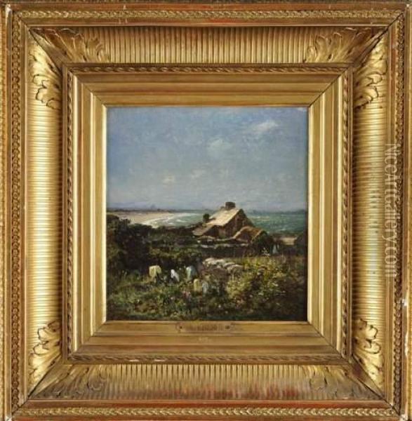 La Manche Oil Painting - Armand Auguste Freret