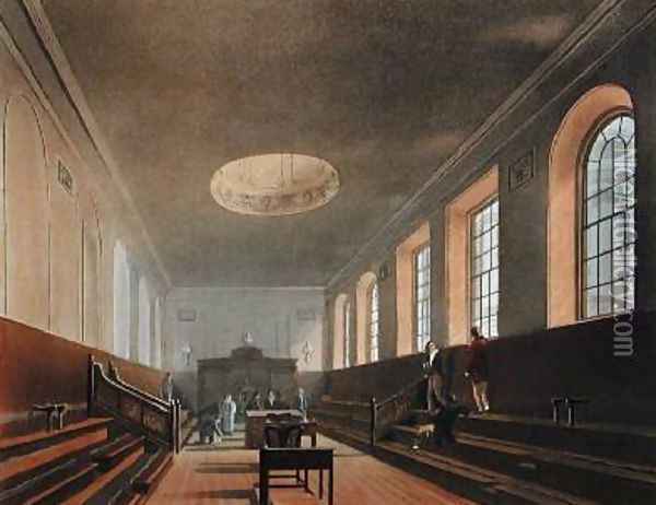 The School Room of St Pauls Oil Painting - Frederick Mackenzie