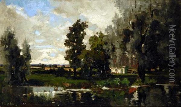 The Quiet River Oil Painting - John Turner Kelly