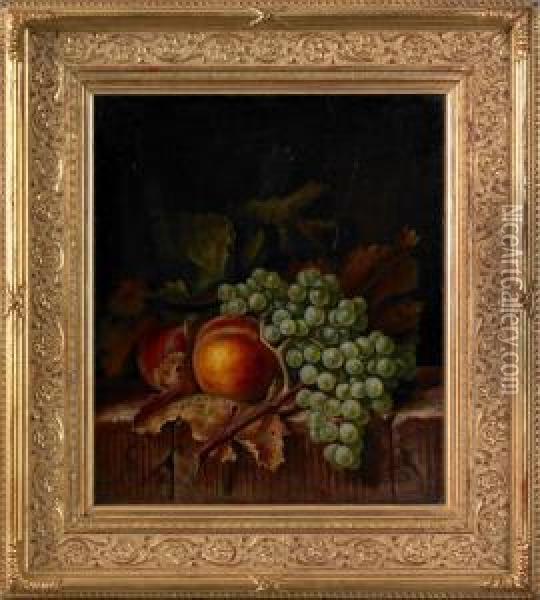 Still Life With Fruit Oil Painting - Frederick Stone Batcheller