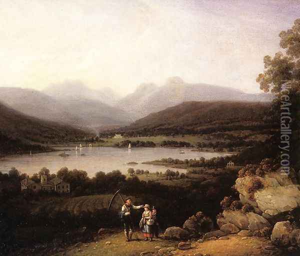 The Langsdale Pike, Killarney Oil Painting - Robert Salmon