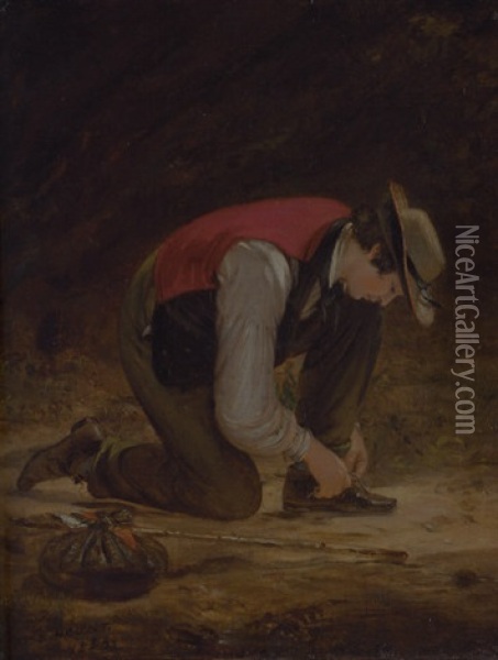 The Young Traveler Oil Painting - William Sidney Mount