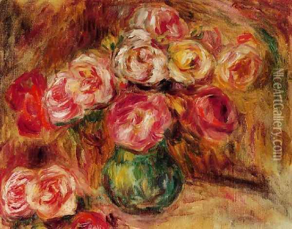 Vase Of Flowers5 Oil Painting - Pierre Auguste Renoir