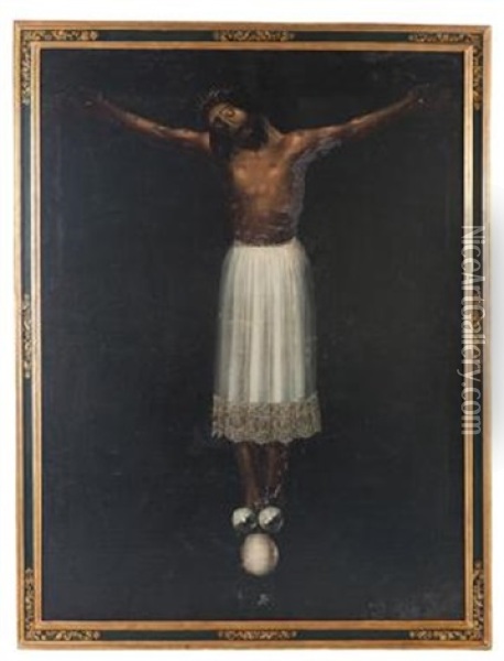 Cristo De Burgos Oil Painting - Mateo Cerezo