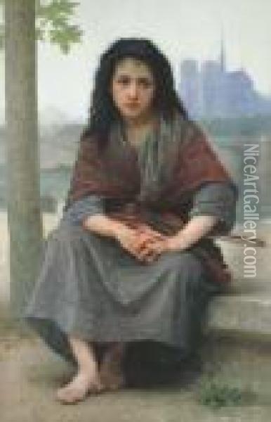 The Bohemian Oil Painting - William-Adolphe Bouguereau