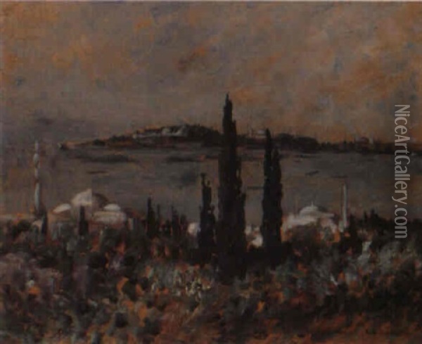 Constantinople Oil Painting - Charles Cottet
