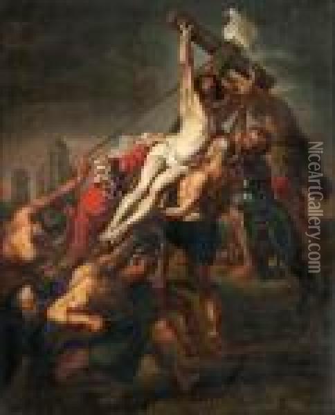 Takendown From The Cross Oil Painting - Peter Paul Rubens