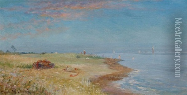 East Mersey Oil Painting - Charles William Wyllie