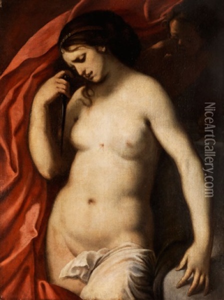 Bildnis Der Lucrezia Oil Painting - Francesco Furini