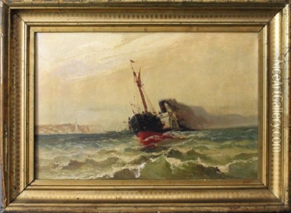Vapeur Oil Painting - Emile Godchaux