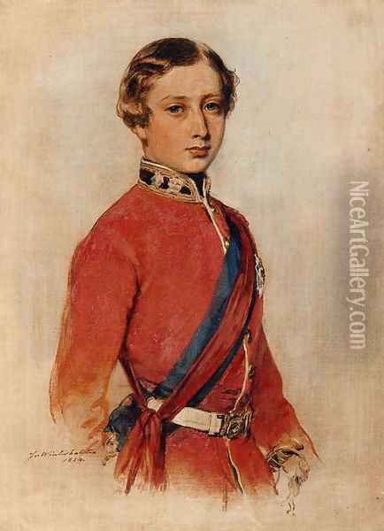 Albert Edward, Prince of Wales I Oil Painting - Franz Xavier Winterhalter