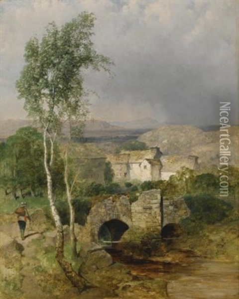 View To Hillsdale, Cumberland Oil Painting - William James Blacklock
