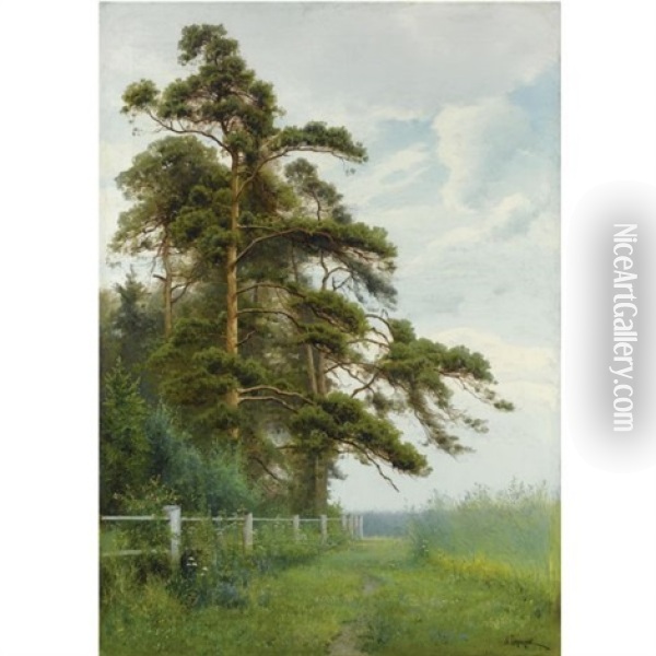 The Edge Of The Forest Oil Painting - Aleksei Aleksandrovich Pisemsky