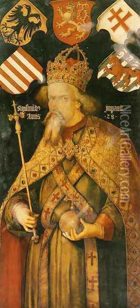 Emperor Sigismund Oil Painting - Albrecht Durer