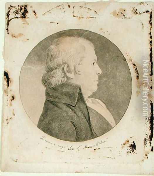 Paul Revere Jr. 1735-1818, c.1800 Oil Painting - Charles Balthazar J. F. Saint-Memin