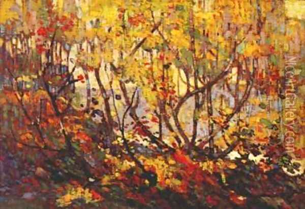 Opulent October Oil Painting - Thomas Thompson