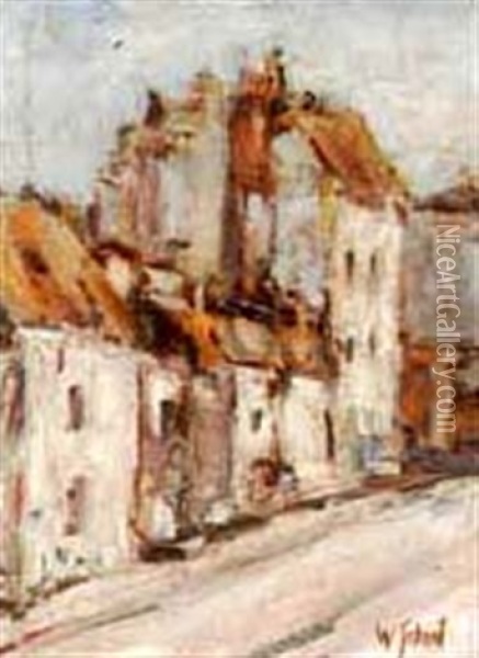 Rowhouses Oil Painting - Walter Sickert