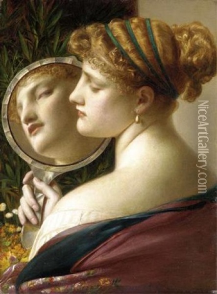 The Pearl (?) Oil Painting - Anthony Frederick Augustus Sandys