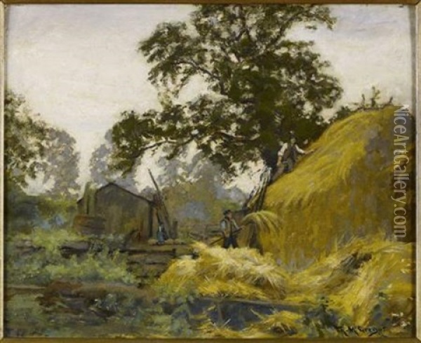 Harvest-time Oil Painting - Robert McGregor