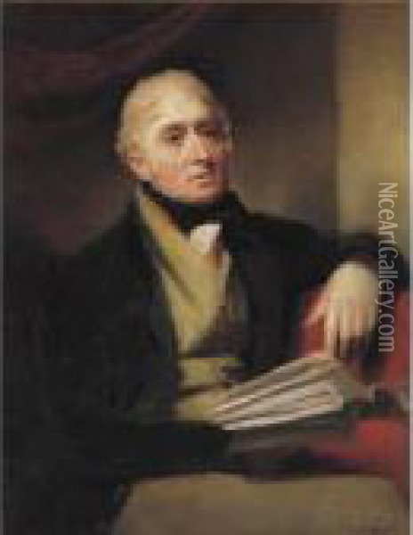 Sir Henry Steuart Of Allanton Scotland Oil Painting - Sir Henry Raeburn