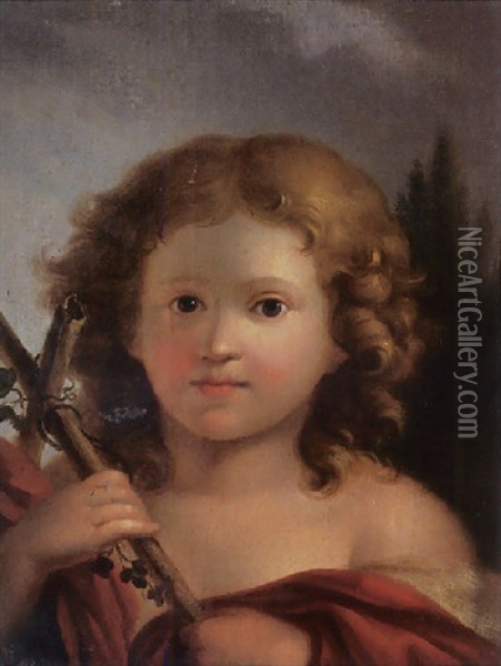 Saint Jean-baptiste Enfant Oil Painting - Anton Raphael Mengs