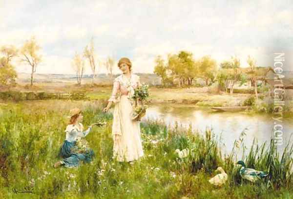 Springtime Oil Painting - Alfred Glendening