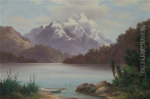 Cosmos Peak Oil Painting - William George Baker