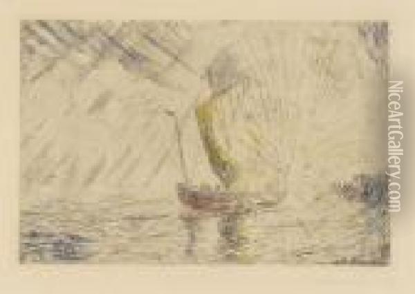 Le Christ Apaisant Latempete Oil Painting - James Ensor