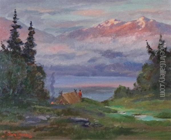 Near Lillooet Oil Painting - John Innes