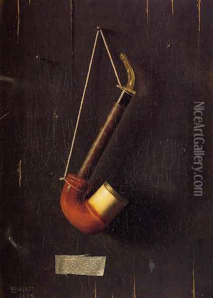 The Meerschaum Oil Painting - William Michael Harnett