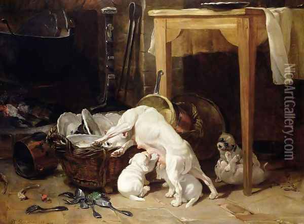 Chacun pour Soi, 1864 Oil Painting - Philippe Rousseau