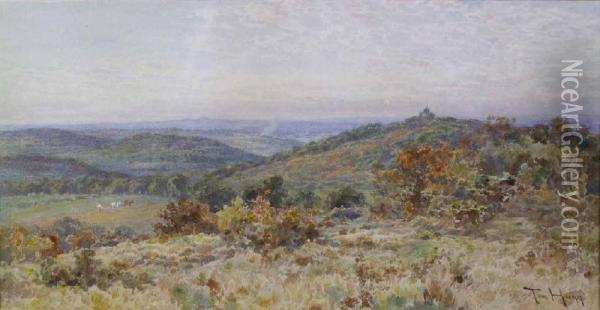 Moorland Landscape Oil Painting - Tom Hunn