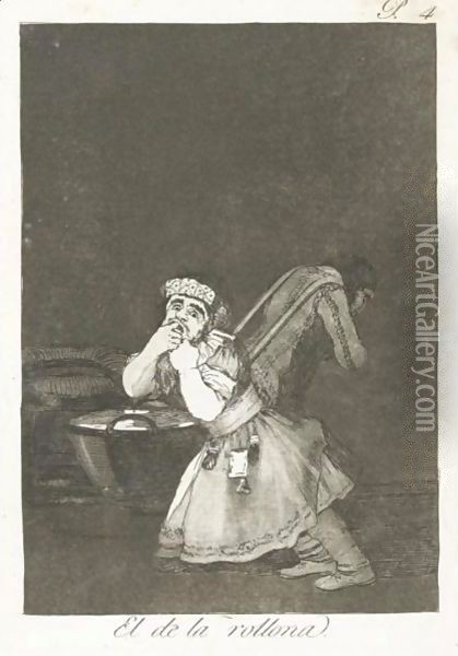 Los Caprichos Plates Oil Painting - Francisco De Goya y Lucientes