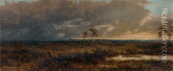Pauls Cray Common Oil Painting - Edmund John Niemann