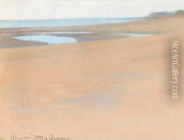 Sand Pools Oil Painting - William Stott
