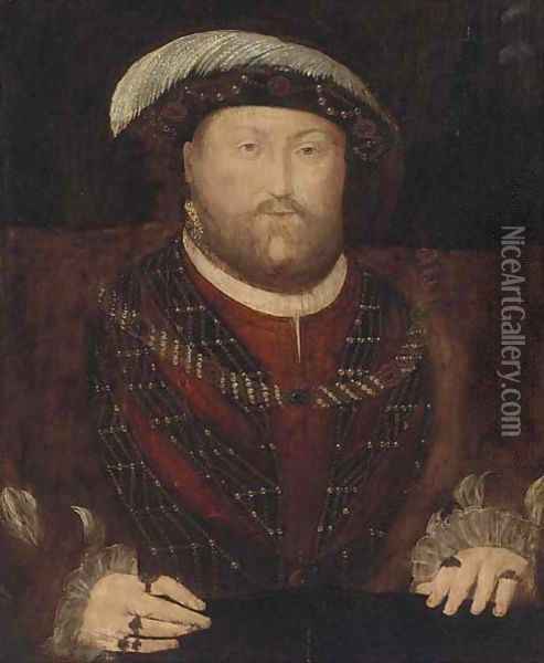 Portrait of Henry VIII (1491-1547) 2 Oil Painting - Hans, The Elder Holbein