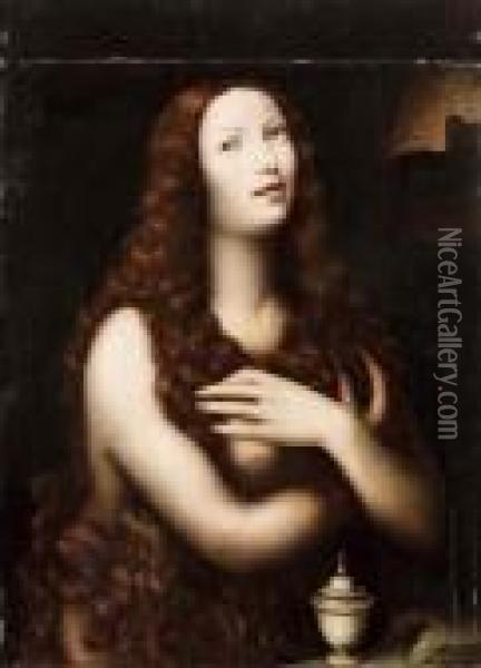Maddalena Penitente Oil Painting - Giampietrino