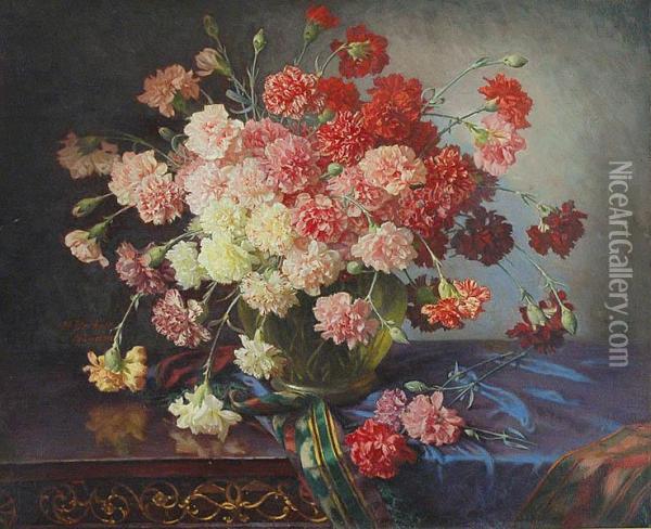 Gozdziki Oil Painting - Hans Buchner