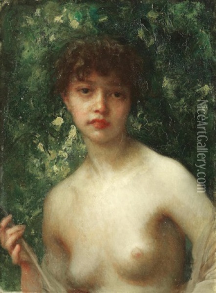 Jeune Chasseresse Oil Painting - Antoine Auguste Ernest Hebert