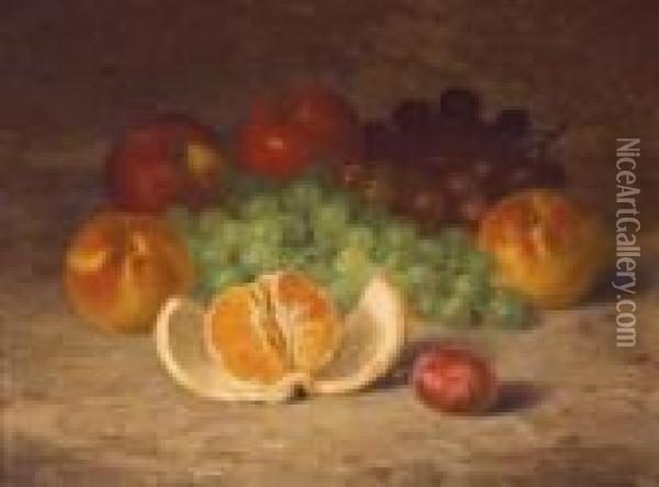 Still Life With Fruit Oil Painting - Bryant Chapin