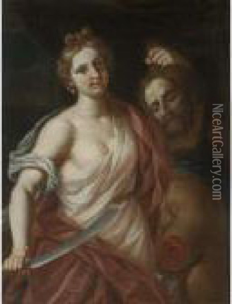 Judith With The Head Of Holofernes Oil Painting - Guido Reni
