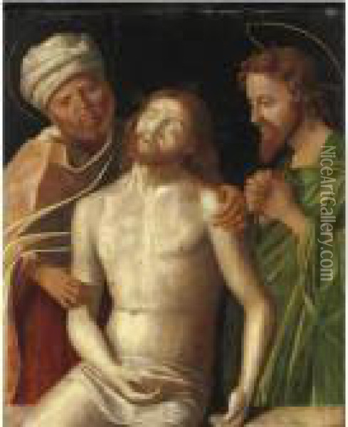 Pieta Oil Painting - Giovanni Bellini