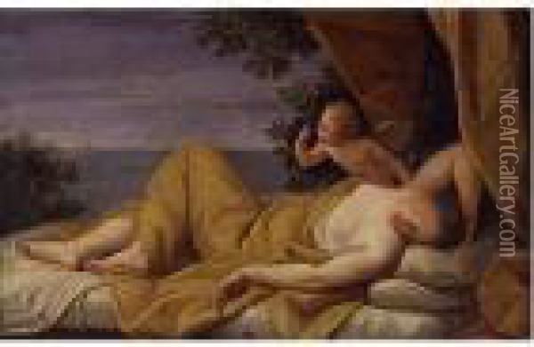 Ariadne In Naxos Oil Painting - Marcantonio Franceschini