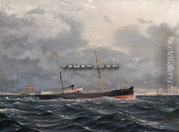 Kong Magnus Oil Painting - Hjalmar Johnssen