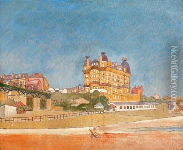 Royal Hotel, Scarborough Oil Painting - Walter Taylor